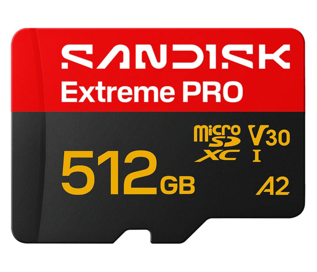 Sandisk 512GB microSDXC Extreme Pro UHS-I 250/170 MB/s - 1549259 - zdjęcie